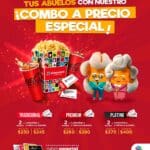 Ofertas Cinemex Combos a precio especial Día del Abuelo 2024