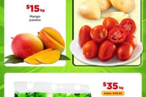 Ofertas Bodega Aurrerá de frutas y verduras al 15 de agosto 2024