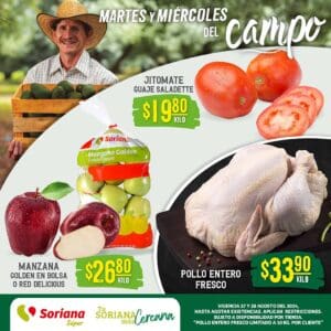 folleto soriana super frutas verduras 270824