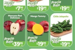 Ofertas HEB frutas y verduras del 20 al 26 de agosto 2024