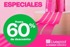 Liquidación Liverpool: hasta 60% de descuento en mercancía con etiqueta verde