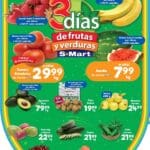 Folleto S-Mart frutas y verduras del 13 al 15 de agosto de 2024