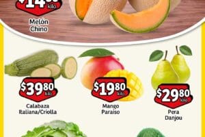 Ofertas Soriana Mercado frutas y verduras 6 y 7 de agosto 2024