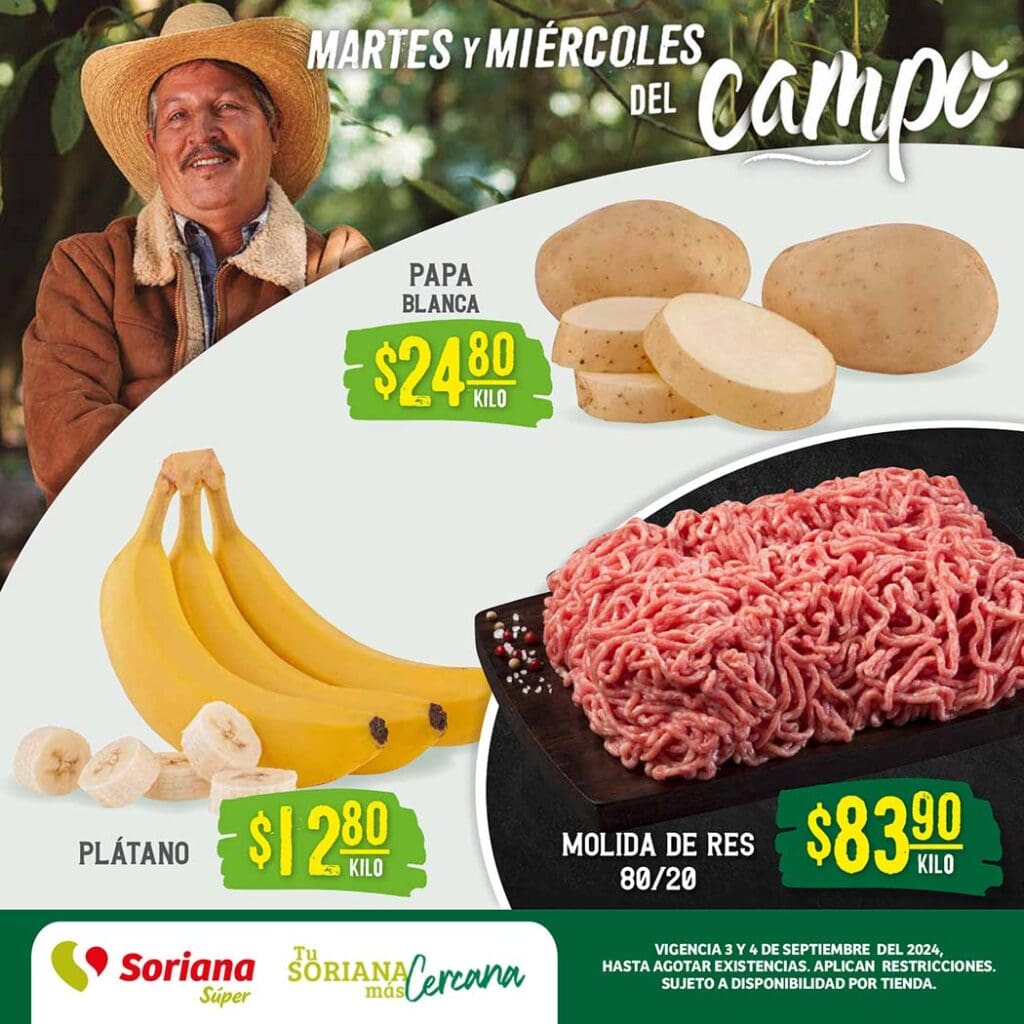 folleto soriana super frutas verduras 030924