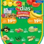 Folleto S-Mart frutas y verduras del 3 al 5 de septiembre 2024