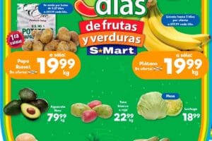 Ofertas S-Mart frutas y verduras del 3 al 5 de septiembre 2024