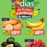 Folleto S-Mart frutas y verduras del 24 al 26 de septiembre 2024