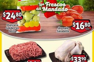 Ofertas Soriana Mercado frutas y verduras del 24 al 26 de septiembre 2024