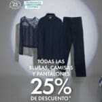 Promoción C&A: 25% en todas las Blusas, Camisas y Pantalones