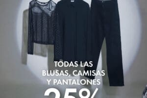 C&A: 25% en todas las Blusas, Camisas y Pantalones