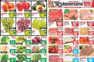 Ofertas Casa Ley frutas y verduras 8 y 9 de octubre 2024