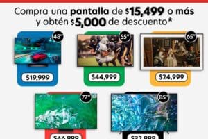 Costco: $5,000 de descuento en pantallas de $15,499 o más