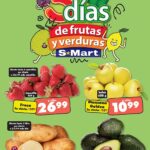 Folleto S-Mart frutas y verduras del 15 al 17 de octubre 2024