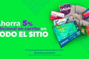 Sams Club: 5% de descuento adicional en su tienda en línea