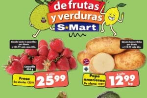 Ofertas S-Mart frutas y verduras del 22 al 24 de octubre 2024