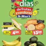 Folleto S-Mart frutas y verduras del 29 al 31 de octubre 2024