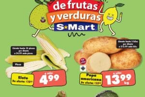 Ofertas S-Mart frutas y verduras del 29 al 31 de octubre 2024