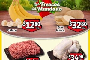 Ofertas Soriana Mercado frutas y verduras del 22 al 24 de octubre 2024