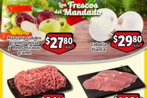 Ofertas Soriana Mercado frutas y verduras del 29 al 31 de octubre 2024