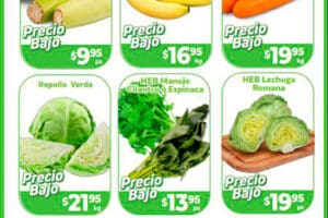 Ofertas HEB frutas y verduras del 12 al 18 de noviembre 2024