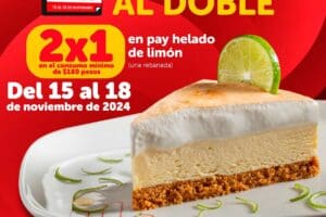 Buen Fin 2024 en Vips: 2×1 en pay helado de limón