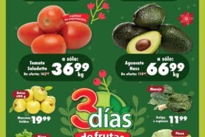 Ofertas S-Mart frutas y verduras del 12 al 14 de noviembre 2024