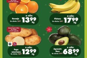 Ofertas S-Mart frutas y verduras del 19 al 21 de noviembre 2024