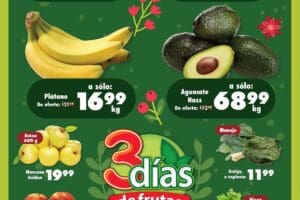 Ofertas S-Mart frutas y verduras del 26 al 28 de noviembre 2024