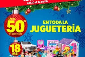 Del Sol y Woolworth Venta Navideña 2024: Hasta 50% de descuento en juguetes