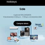 Cupón Samsung 10% de descuento en toda la tienda