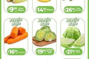 Ofertas HEB frutas y verduras del 10 al 16 de diciembre 2024