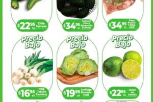 Ofertas HEB frutas y verduras del 31 de diciembre 2024 al 6 de enero 2025