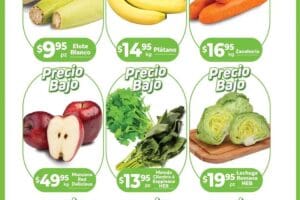 Ofertas HEB frutas y verduras del 3 al 9 de diciembre 2024