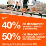 Nike Factory: 40% de descuento en ropa, calzado y accesorios