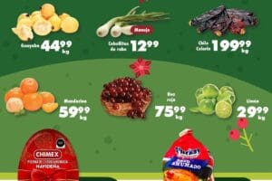 Ofertas S-Mart frutas y verduras del 24 al 26 de diciembre 2024