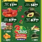 Folleto S-Mart frutas y verduras del 3 al 5 de diciembre 2024