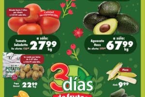 Ofertas S-Mart frutas y verduras del 3 al 5 de diciembre 2024