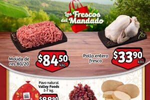 Ofertas Soriana Mercado frutas y verduras del 17 al 19 de diciembre 2024