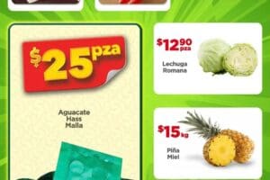 Ofertas Bodega Aurrerá Tianguis de frutas y verduras al 16 de enero 2025