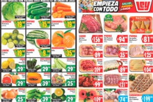 Ofertas Casa Ley frutas y verduras 7 y 8 de enero de 2025