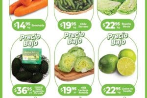 Ofertas HEB frutas y verduras del 21 al 27 de enero 2025