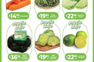 Ofertas HEB frutas y verduras del 28 de enero al 3 de febrero 2025