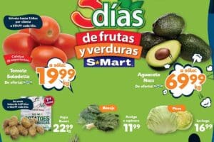 Ofertas S-Mart frutas y verduras del 14 al 16 de enero 2025