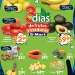 Folleto S-Mart frutas y verduras del 7 al 9 de enero 2025