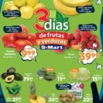 Folleto S-Mart frutas y verduras del 28 al 30 de enero 2025