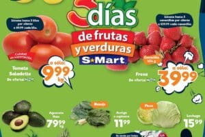 Ofertas S-Mart frutas y verduras del 28 al 30 de enero 2025