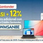 Cupón Walmart: 12% de descuento al pagar a 12 MSI con tarjetas de crédito Santander