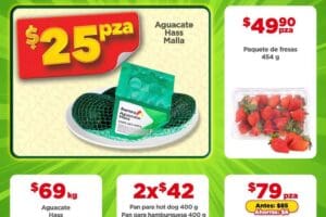 Ofertas Bodega Aurrerá Tianguis de frutas y verduras al 13  de febrero 2025