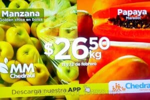 Ofertas Chedraui frutas y verduras 11 y 12 de febrero 2025