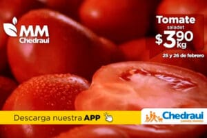 Ofertas Chedraui frutas y verduras 25 y 26 de febrero 2025